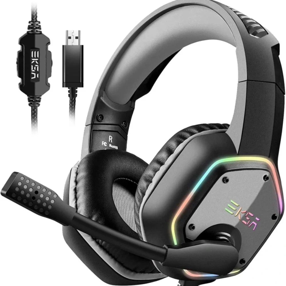 EKSA E1000 USB gaming headset for PC